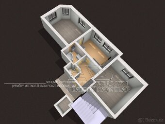 Pronájem prostorného zděného 2+1 [75m2] komora, po REKO, pob - 19