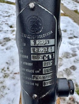 ČZ 125 453 kyvacka - rám se štítkem - 19