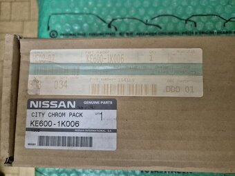 exteriérový styling kit (dekorační kit) chrom Nissan Juke (F - 19