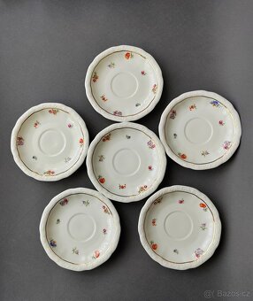 Nádherný porcelánový čajový set Bohemia Porcelán Bianca - 19
