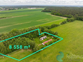 Prodej, chalupa samota 177 m2, pozemek 29 380 m2, Štěpánovic - 19