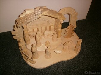 Dřevěný betlém 14B6 - 19