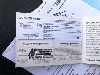Suzuki GS500e, 32tis km, serviska, faktury, sk.A2 - 19