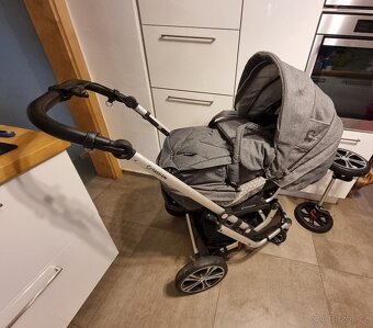 Kočárek Gesslein F6 Air+ ,kožené madlo, C1-Lift taška - 19