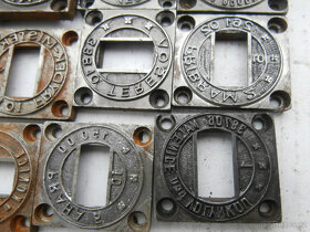 Prodám starší česká  poštovní razítka - torza kus za 300 kč - 19