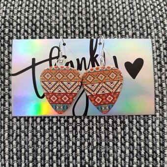 Náušnice z kytarových trsátek - 19