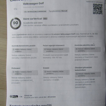 Volkswagen Golf Sportsvan 1,5TSi 96kw, NAVI, 120tkm, 2018 - 19