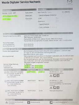 MAZDA 6 2.0 107kW KOMBI EXCLUSIVE LINE r.v.07/2022 WEBASTO - 19