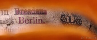 Staré německé housle od Louise LOWENDALL atelier - 19