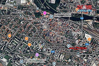 Pronájem obchod a služby, 394 m², Kolín, ul. Husovo náměstí - 19