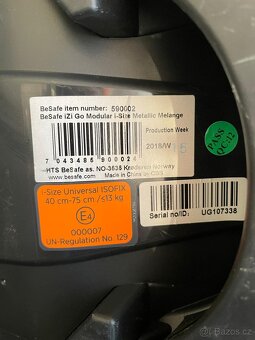Autosedačka vajíčko Be Safe iZi Modular s Izofix - 19