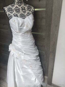 Tradiční svatební šaty 38/40/42 - 19