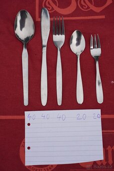 Talíře, Sklenice, Půllitry, Příbory - 19