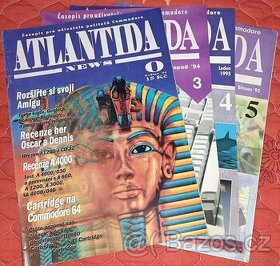 Prodám časopisy Atlantida News 4Ks (Amiga, Commodore)