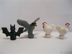 Lego slepice, sokol, netopýr, racek, ptáček - 1