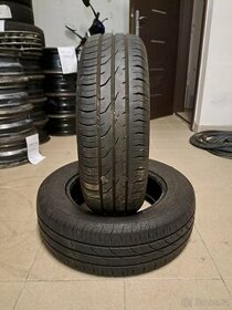 2x letní pneu Continental 195/65/15, cca 6 mm