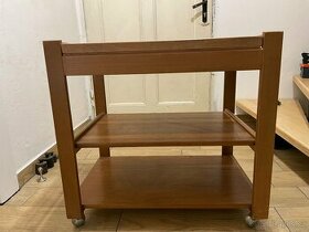 Dřevěný servírovací stolek - 1