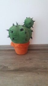 plyšový kaktus