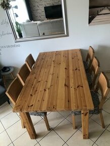 Jídelní stůl + 6x židle