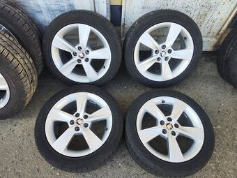 16"letní alu sada Dione 5x100 origo Škoda Rapid Fabia Polo