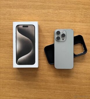 iPhone 15 Pro, Natural Titanium, 512gb