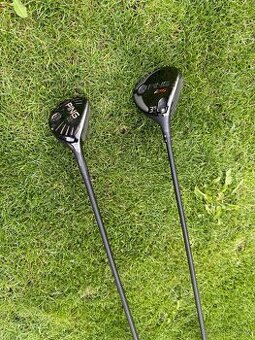 Golfové hole - fairway dřevo 3 a hybrid PING
