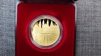 Zlatá mince 5000 Kč Kroměříž proof 2022