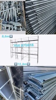 -> Rámové lešení -> systém Baumann -> prac. Plocha 106m2