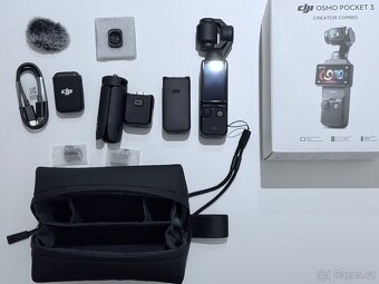 DJI Pocket 3 Creator Combo (Nové,Záruka,Pojištění+přísluš.)