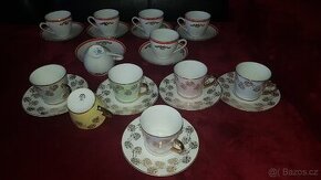 Kávová souprava Bohemia Czechoslovakia + druhá starší