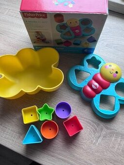 Vkladacka motýl fisher price