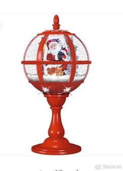 Sněžící LED stolní lucerna Santa – 60 cm Nový