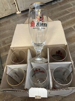 Sada nových sklenic 0,3 L, SVIJANY