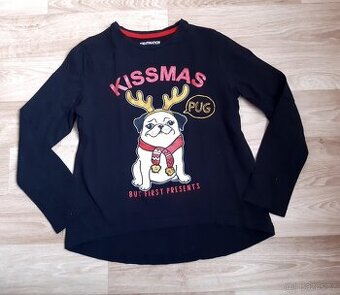 Černé tričko vel. 122 - 128