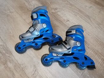 Prodám dětské kolečkové brusle velikost S (31-34)