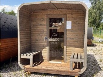 Zahradní 3M CUBE SAUNA s terasou