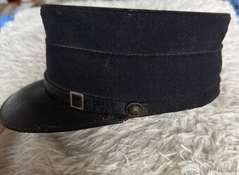 starožitná pošťácká čepice-nabídněte