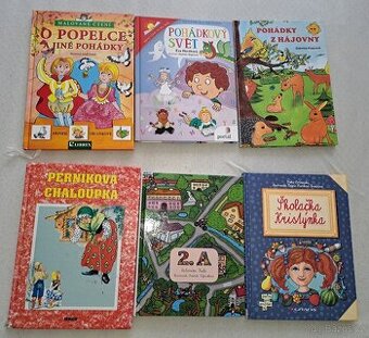 Různé knihy pro děti a mládež