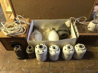 Keramické objímky a výbojky TESLA, předřadnik,tlumivka