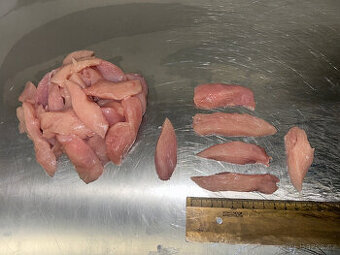 Kuřecí prsní nudličky - mražené