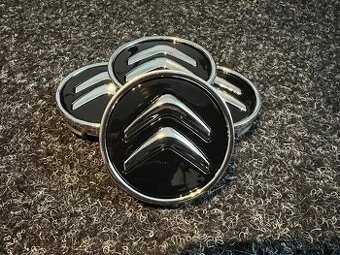 Středové krytky Citroen 60mm černé
