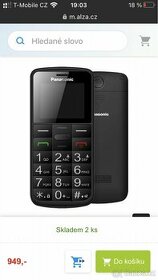 mobilní telefon Panasonic kx-tu 110 exb