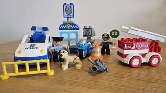 Lego Duplo Policie + Hasic+ Motorka+ Pes