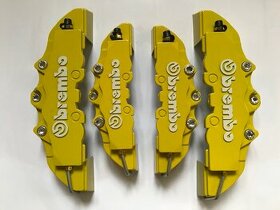 Kryty na brzdy Brembo - žluté 4ks