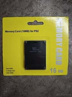 Nová paměťová karta PlayStation 2, PS2 (16MB)
