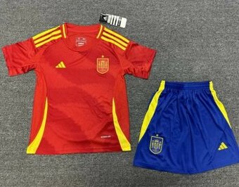 Fotbalový dres s kraťasy Španělska dětský