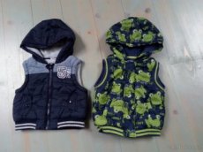 Teplé vesty vel. 68/74
