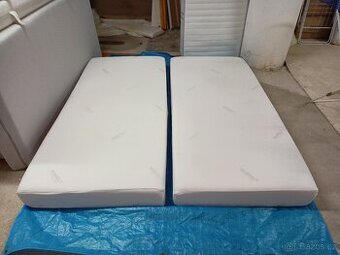 Prodám 2 x špičkové pamětové matrace zn.TEMPUR 90 x 200 cm