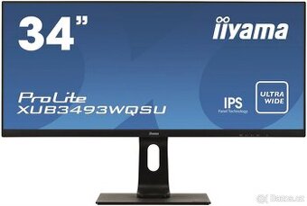 34" iiyama ProLite, 3440 × 1440, 21:9