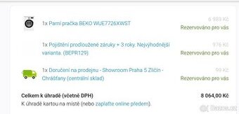 Parní pračka BEKO